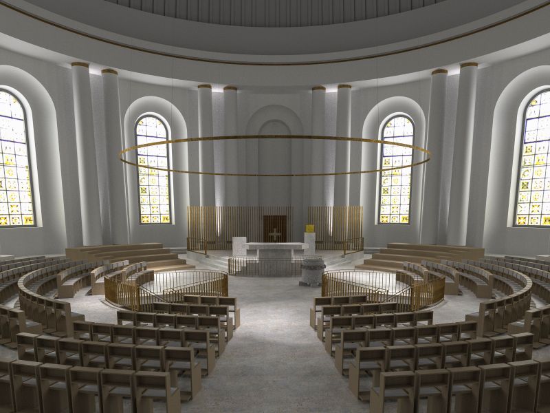 St.Hedwigs-Kathedrale Innenraum